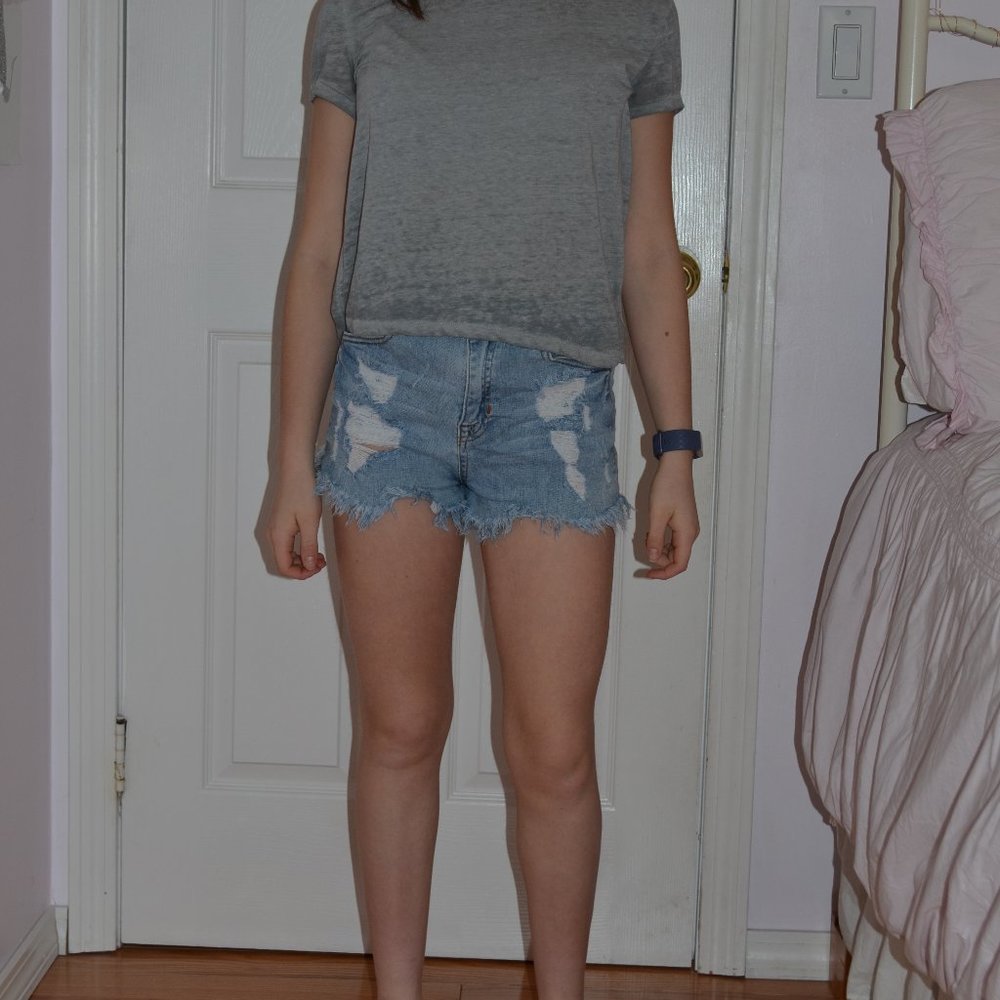 [Sneak Peek] Ripped Denim Shorts